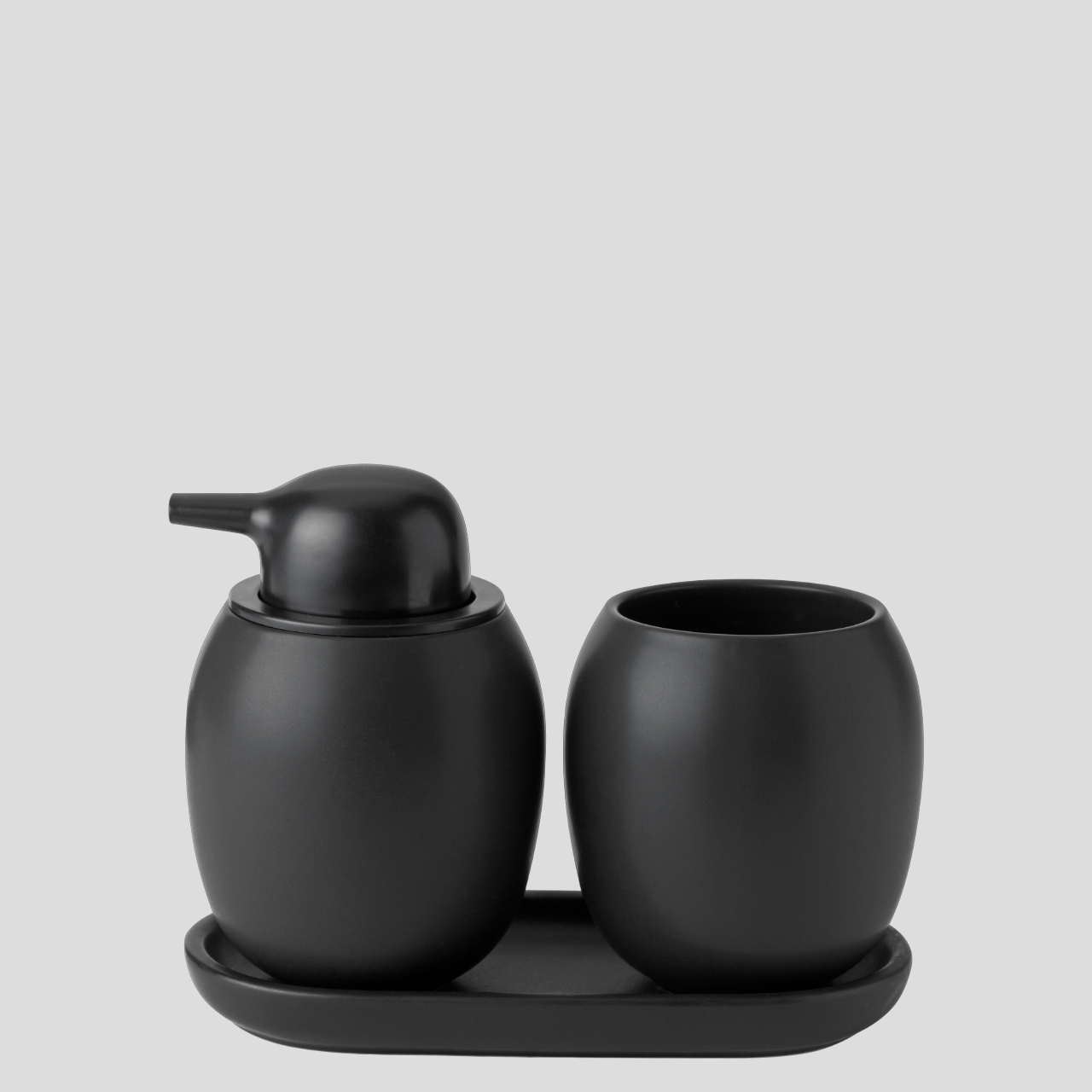 Fjord toothbrush holder - black